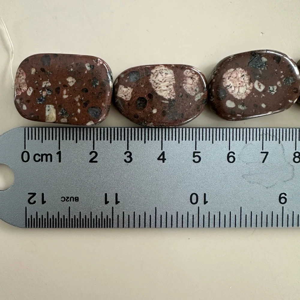 Natural Jasper & Stone Bead Strand Lot – 6 Strands – 15” Each - Picture 8 of 9